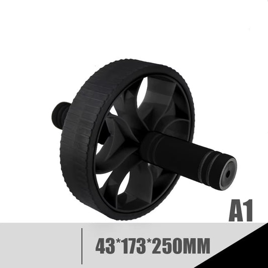 Professional Double-Wheeled Updated Ab Abdominal Press Wheel Rollers Home Gym Exercise Equipment for Body Building Fitness