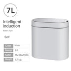 7L Trash Can Smart Sensor Trash Can Automatic Household Electronic Kitchen Trash Bin Toilet Waterproof Narrow Seam Sensor Bin