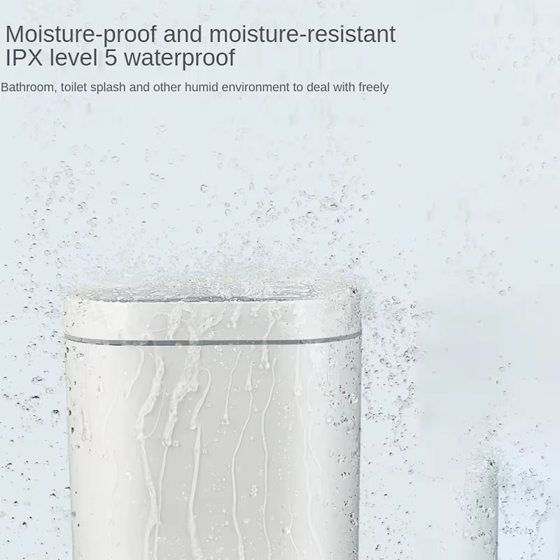 7L Trash Can Smart Sensor Trash Can Automatic Household Electronic Kitchen Trash Bin Toilet Waterproof Narrow Seam Sensor Bin