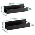 2Pcs Magnetic Storage Shelf Household Kitchen Refrigerator Washing Machine Side Hanging Storage Rack, Multifunctional Storage
